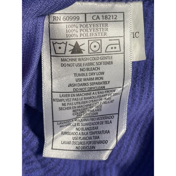 Antigua Pullover Men’s Medium Purple 1/4 Zip Casual - Picture 5 of 5
